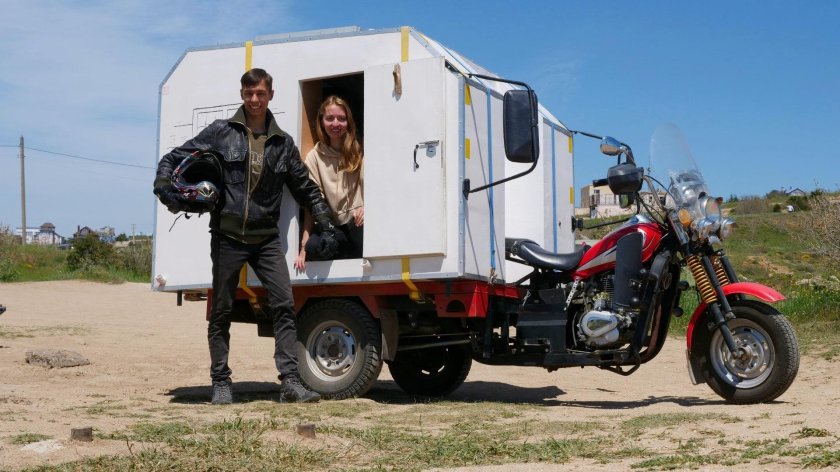 Муравей мотороллер автодом