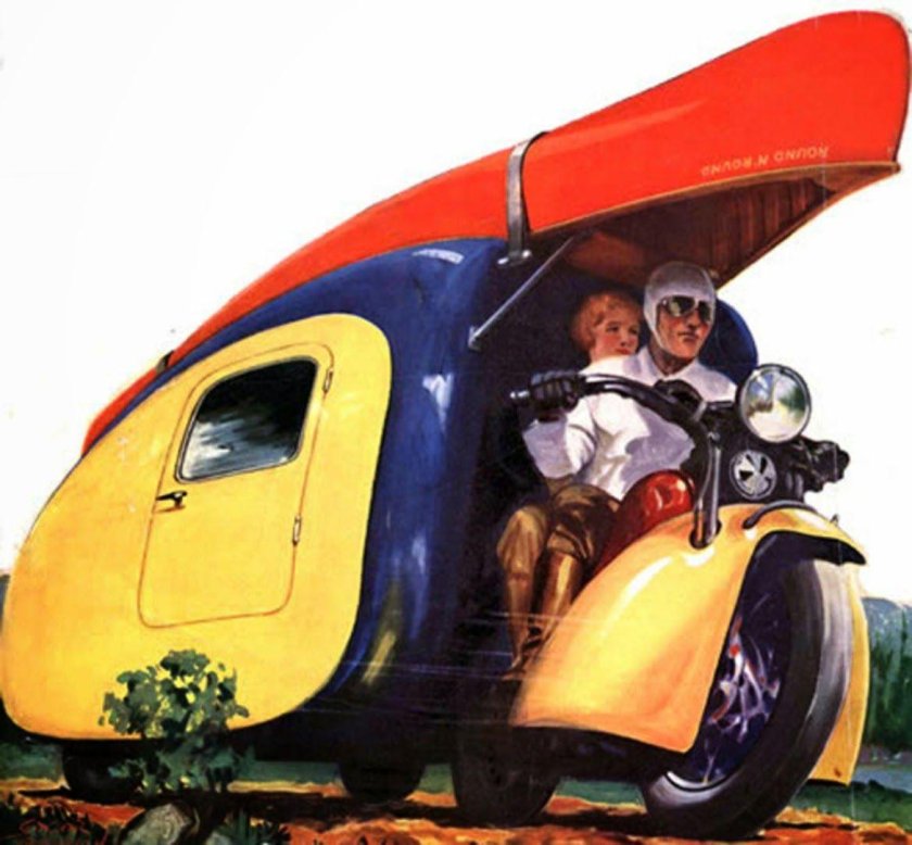 Кемпер для мотоцикла