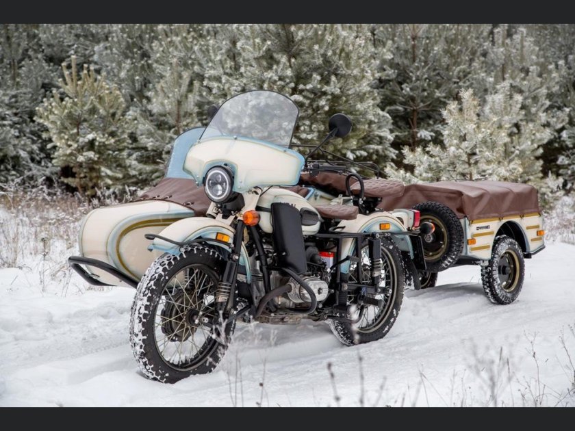 Урал с приводом на коляску