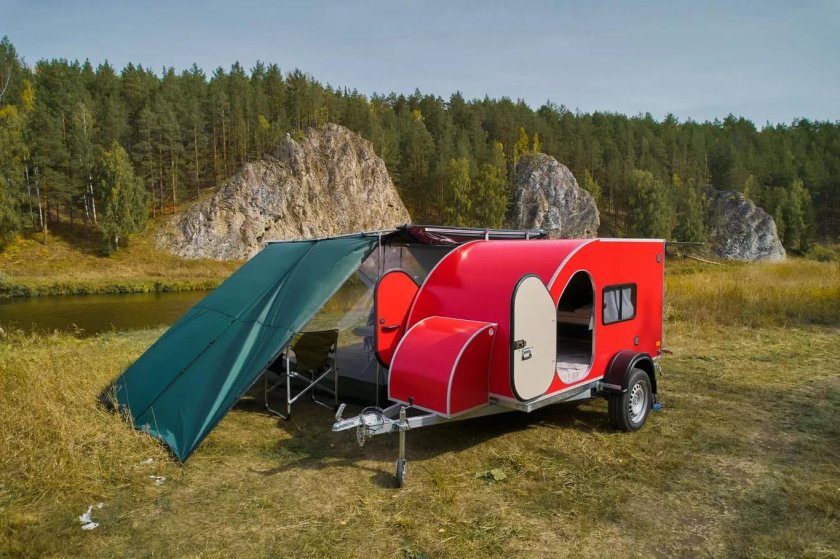 Прицеп капля кемпер урал