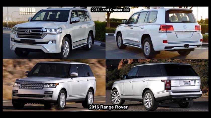 Toyota Land Cruiser 100 vs 200