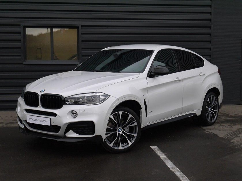 BMW x6 белая