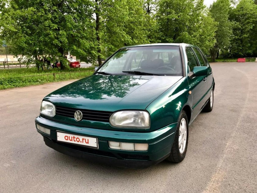 Фольксваген гольф 3 зеленый