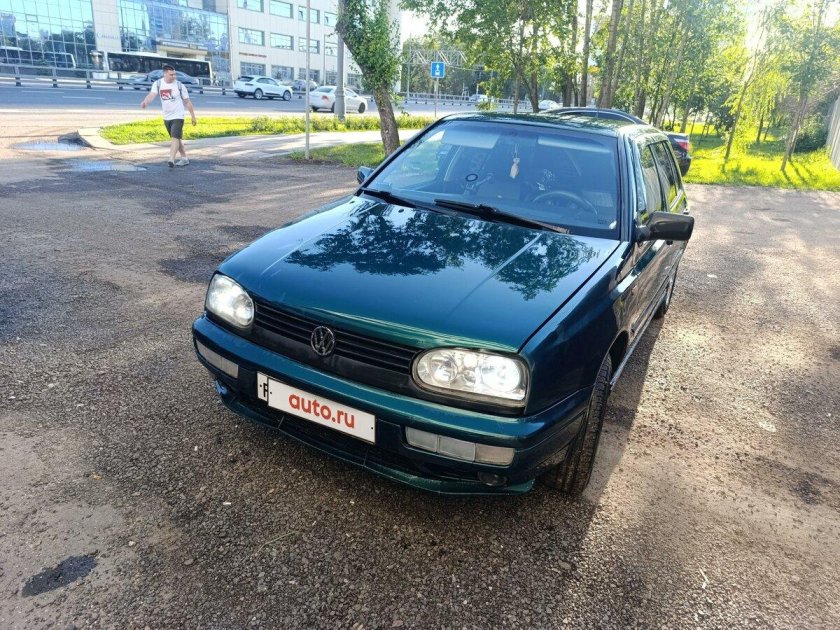 Фольксваген гольф 3 1995 зеленый универсал