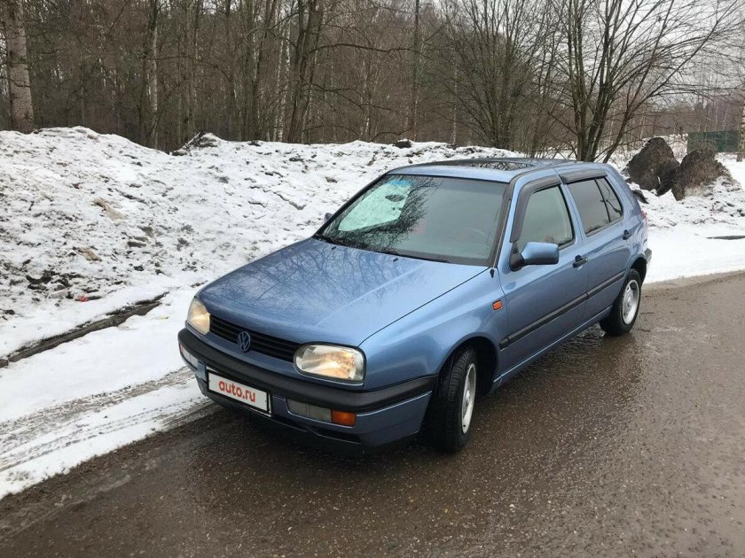 Фольксваген гольф 3 синий