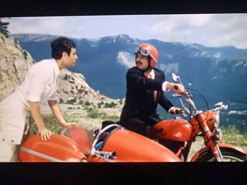 Какой мотоцикл был в фильме Спортлото 82