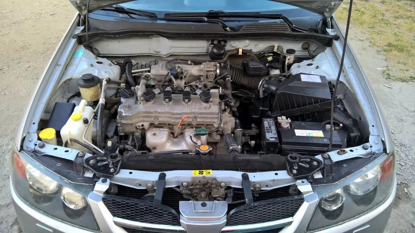 Альмера н16 под капотом