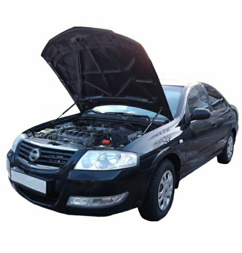Газовые упоры капота nissan almera classic