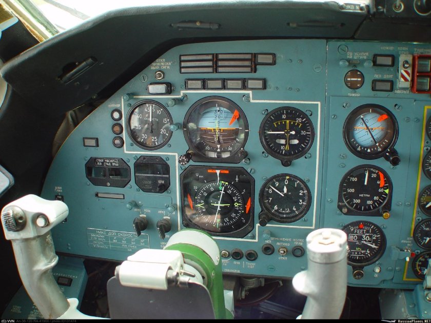 АН-38 кабина пилотов