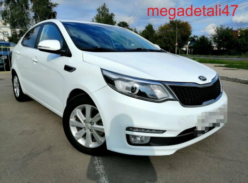Kia Rio 2015 белая
