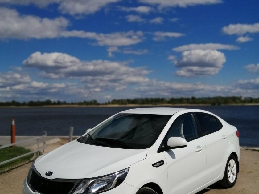 Киа Рио 2017 белая