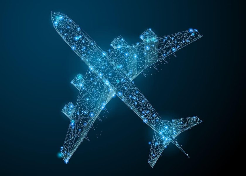 Самолет абстракция