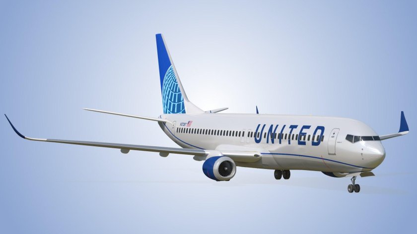 Трап United Airlens самолётов