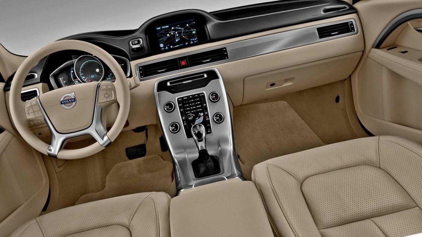 Вольво s80 белый салон