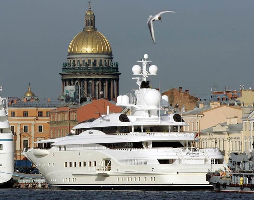 Яхта Pelorus романа Абрамовича