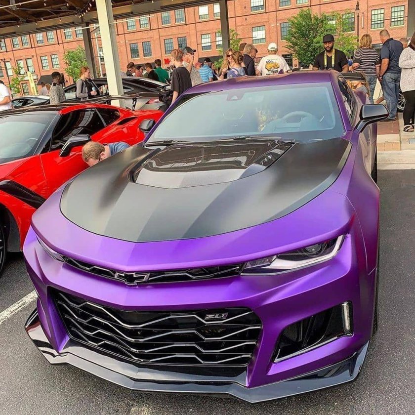 Шевроле Камаро 2020 фиолетовая