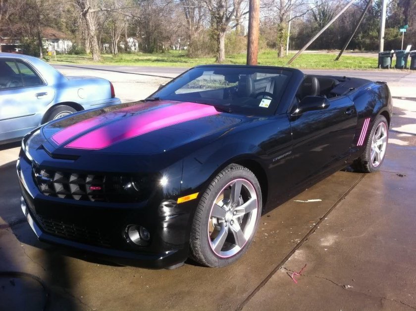 Шевроле Камаро фиолетовая