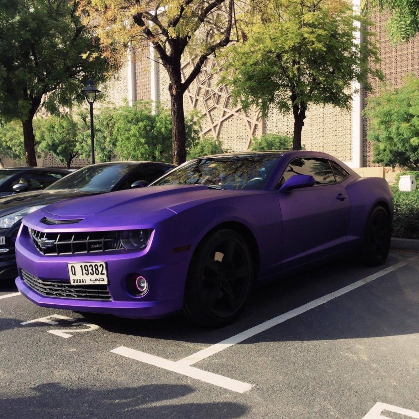 Шевроле Камаро 2020 фиолетовая