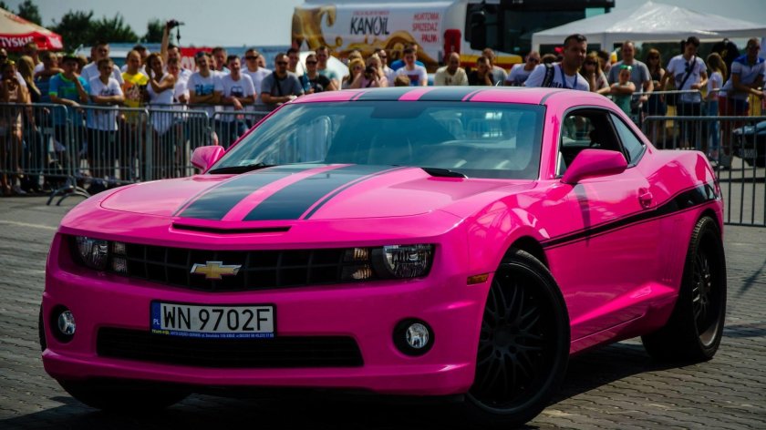 Шевроле Камаро фиолетовая