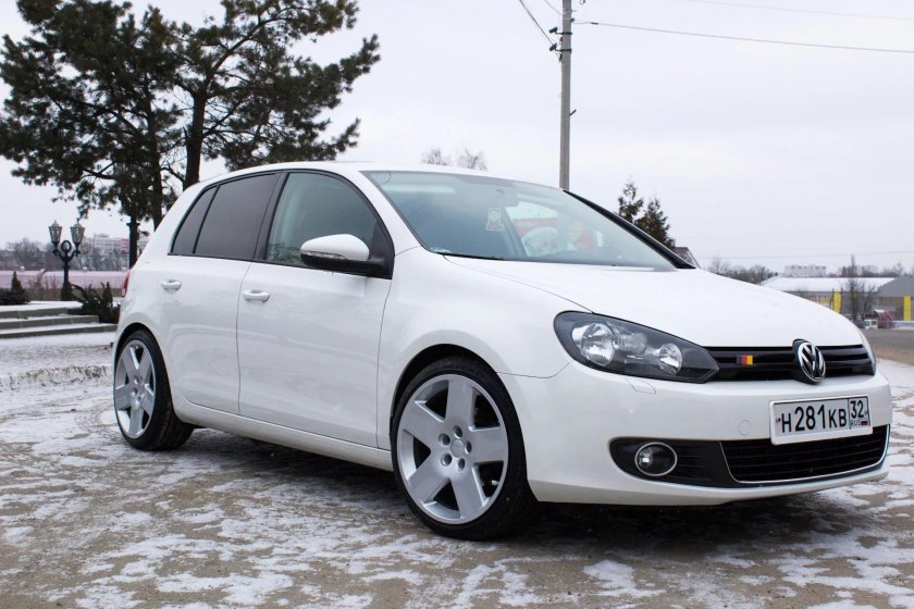 Golf 6 белый