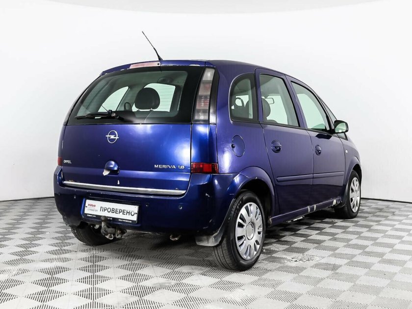Опель Мерива минивэн голубой