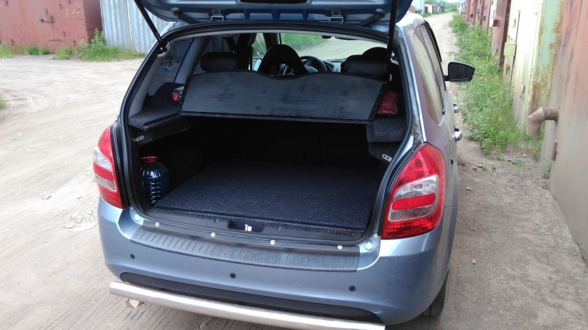 Лада Калина универсал 2008 багажник