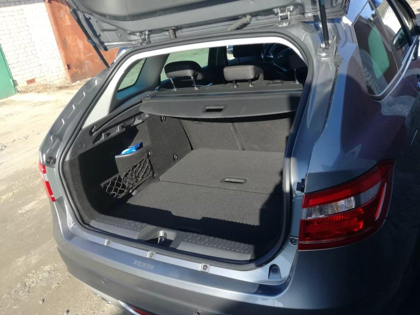 Веста св кросс багажник