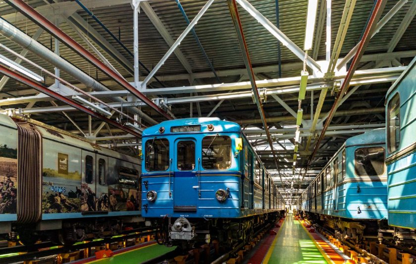 Электродепо автово петербургского метрополитена