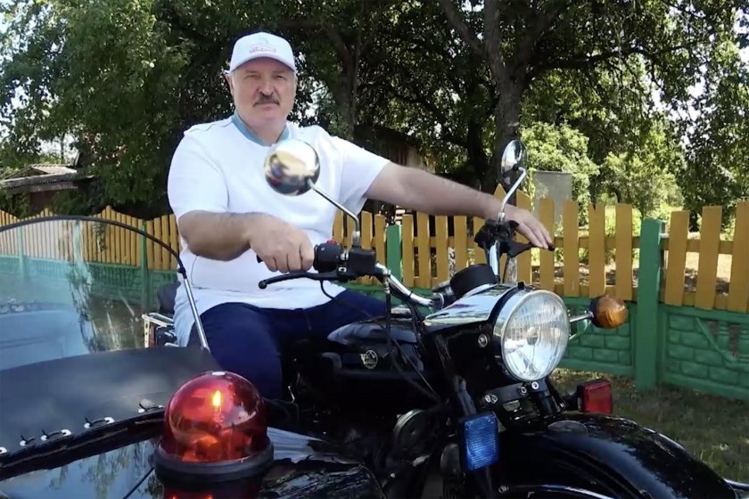 Лукашенко мотоцикл Минск