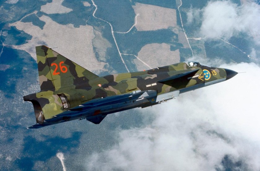 Сааб Вигген истребитель