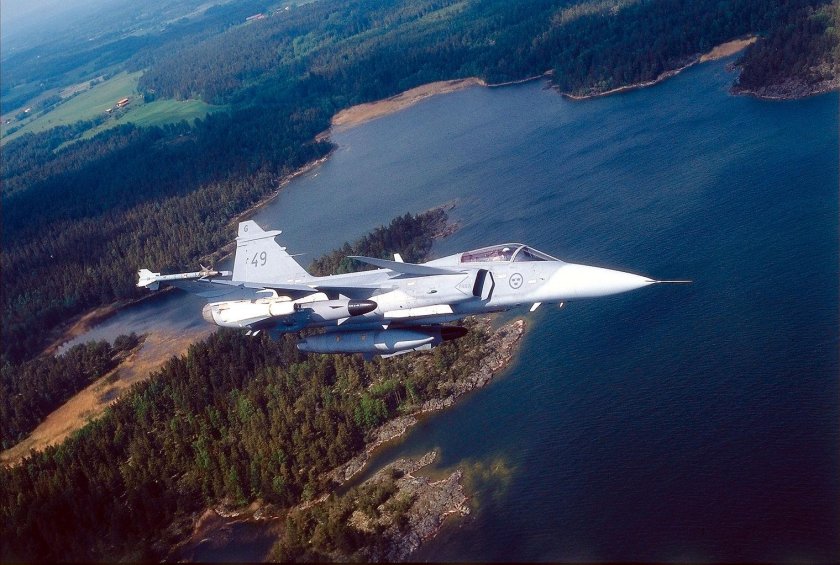 Jas 39 самолет