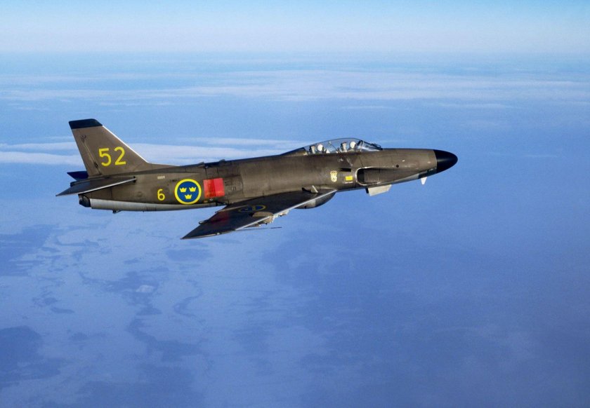 Швеция самолёт Saab a-32a Lansen