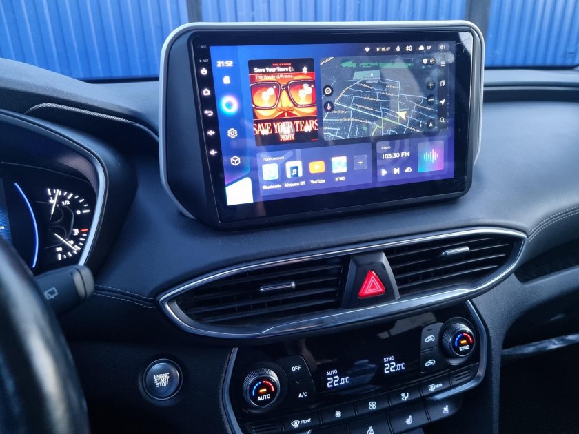 Магнитола Санта Фе 4 андроид