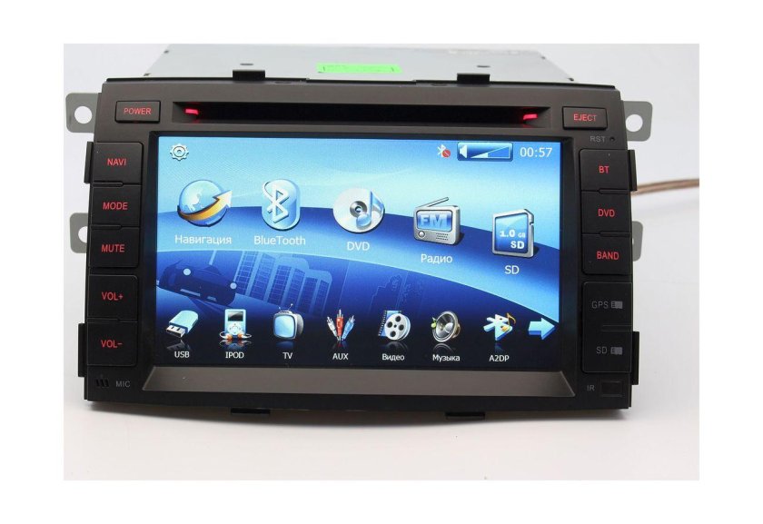 Штатная магнитола Киа Соренто 2011