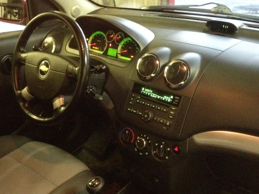Chevrolet aveo 2006 салон