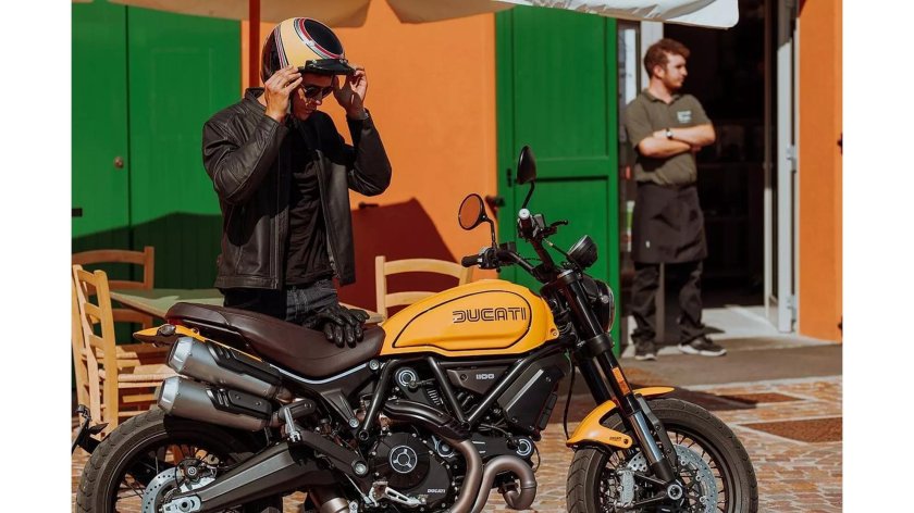 Scrambler с пассажиром