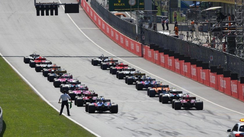 Стартовая решетка ф1