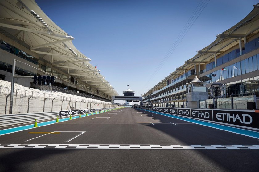 Гран при Абу Даби стартовая решетка