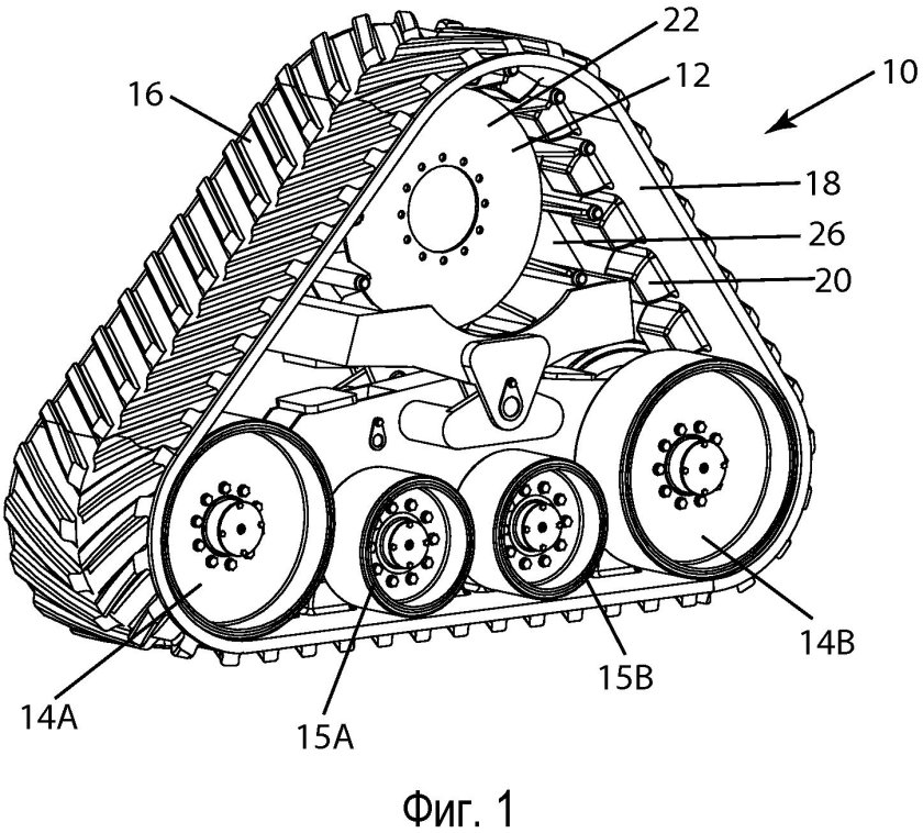 Гусеничный движитель трактора