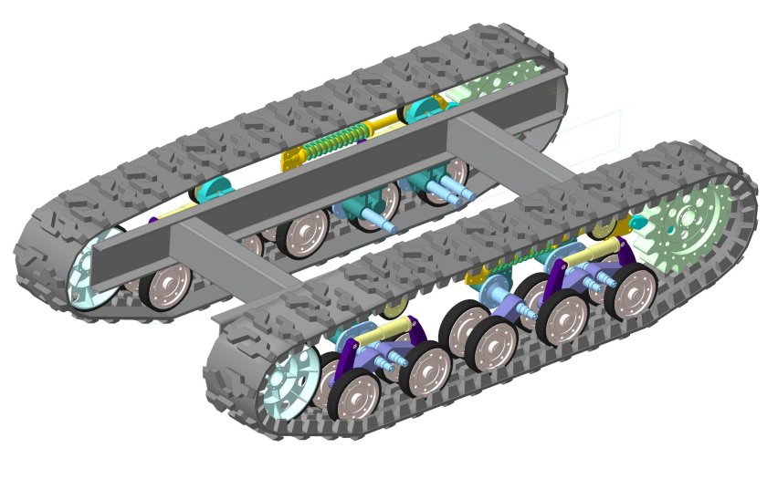 1837 Гусеничный движитель