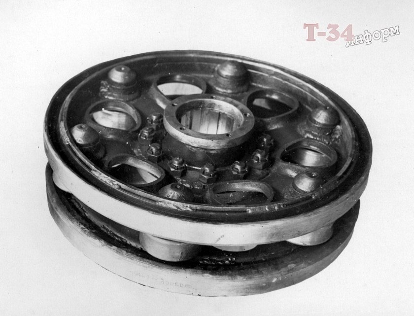 Катки танка т 34 чертеж