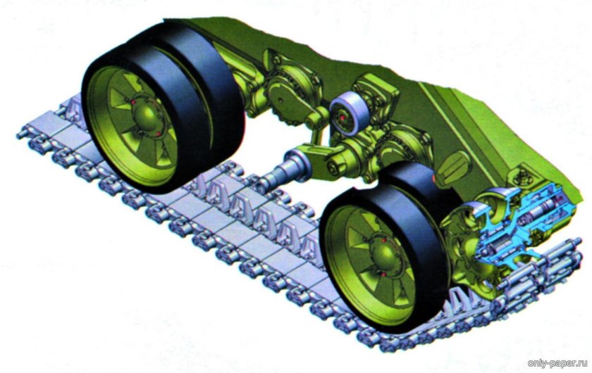Торсионная подвеска танка т80