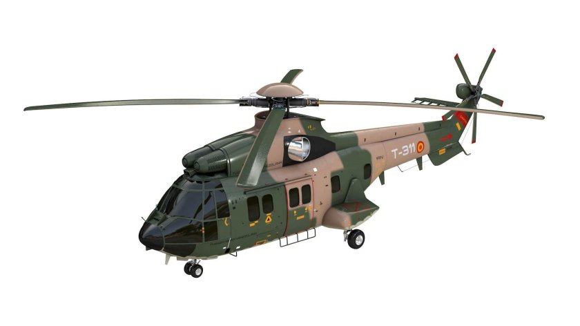 Вертолет as 332 super Puma