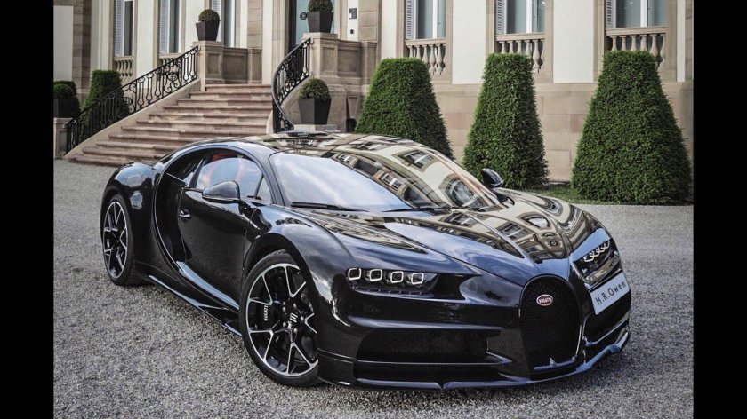 Бугатти ЧИРОН черный