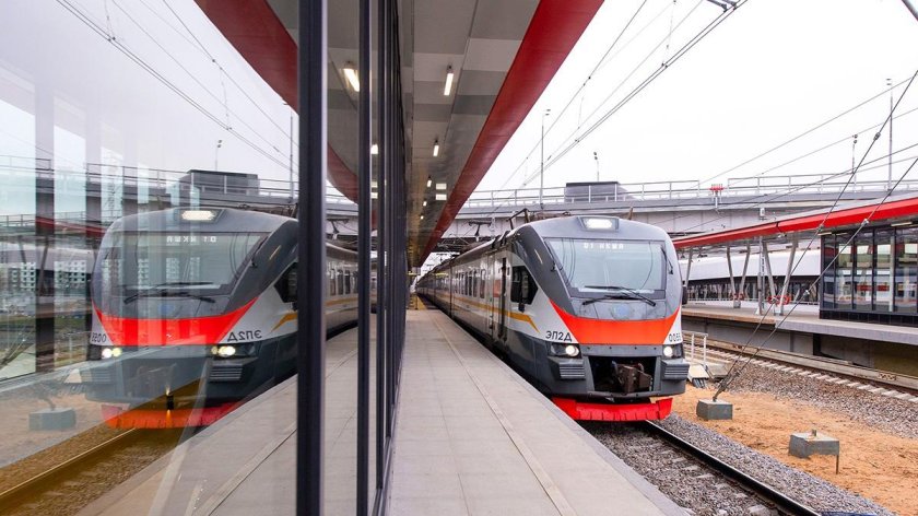 Поезд Ласточка МЦД