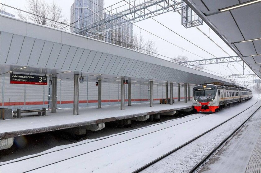 Станция Аминьевская МЦД