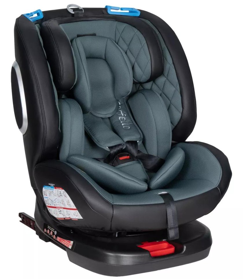 Farfello Isofix yb102a темно серый