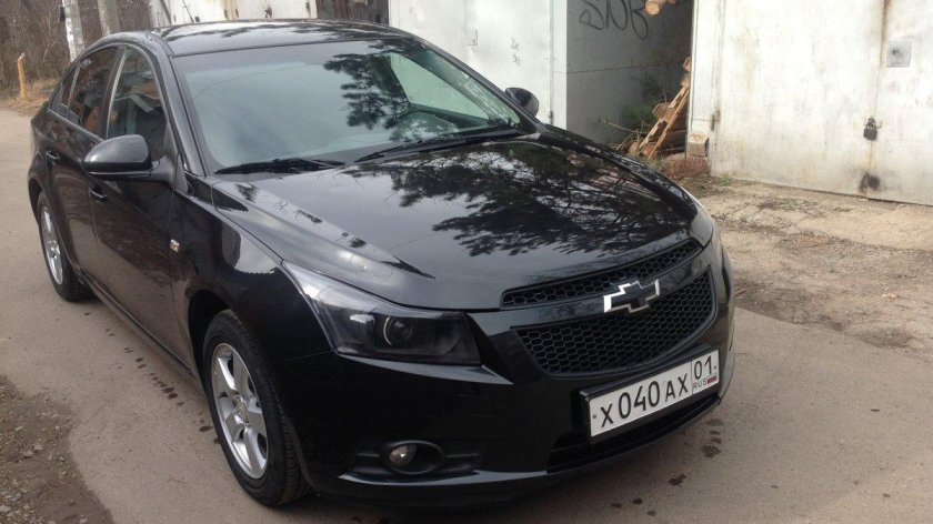 Антихром Шевроле Круз черный