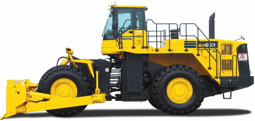 WD 600 Коматсу колесный бульдозер