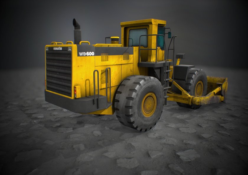 Бульдозер колесный wd600-6